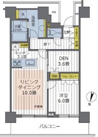 リエトコート武蔵小杉 ザ・クラッシィタワー 39階 間取り図