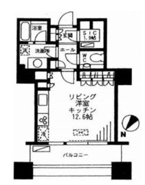 東京ツインパークス ライトウィング 17階 間取り図