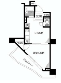 リビオ五反田プラグマGタワー 4階 間取り図
