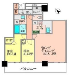 ブリリアザ・タワー東京八重洲アベニュー 20階 間取り図