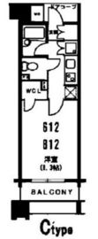 ファミール日本橋グランスイートプラザ 8階 間取り図