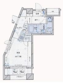 パレステュディオ神楽坂シティタワー 9階 間取り図