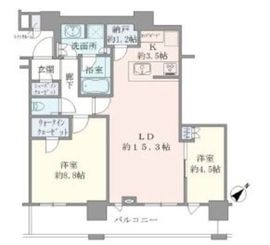 ブリリアザ・タワー東京八重洲アベニュー 14階 間取り図