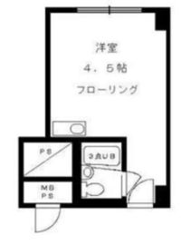 赤坂レジデンシャルホテル 6階 間取り図