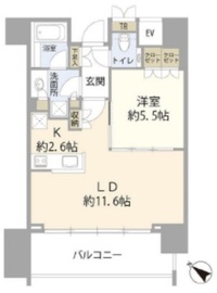 THE ROPPONGI TOKYO CLUB RESIDENCE 17階 間取り図