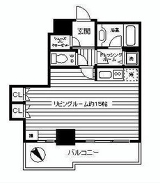 セントラルレジデンス新宿シティタワー 9階 間取り図