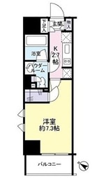 パークリュクス渋谷北参道mono 4階 間取り図