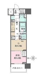 ザ・パークハウスアーバンス渋谷 7階 間取り図