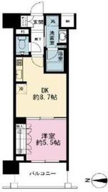 ザ・パークハウスアーバンス渋谷 11階 間取り図