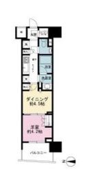 ザ・パークハウスアーバンス渋谷 11階 間取り図