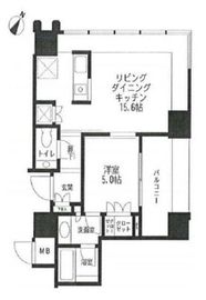 THE ROPPONGI TOKYO CLUB RESIDENCE 14階 間取り図