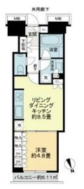 富久クロスコンフォートタワー(Tomihisa Cross)  25階 間取り図
