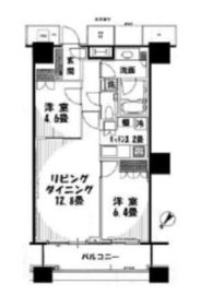 ザ・東京タワーズ シータワー 9階 間取り図