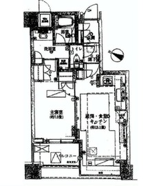 パークコート赤坂ザ・タワー 19階 間取り図