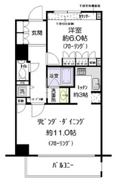 アトラス江戸川アパートメント 8階 間取り図