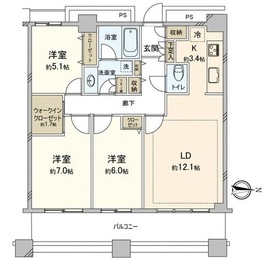 東京シーサウスブランファーレ 14階 間取り図