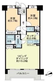 クレストフォルム田町ベイサイドコート 11階 間取り図