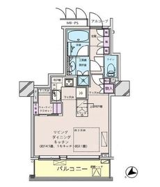 シティタワー大崎ステーションフロント 9階 間取り図
