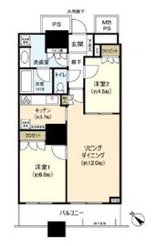 ザ・東京タワーズ シータワー 12階 間取り図