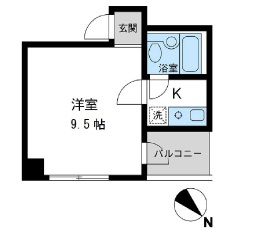 S-FORT日本橋箱崎 402 間取り図