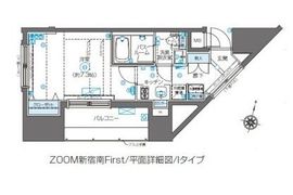 ZOOM新宿南First 6階 間取り図