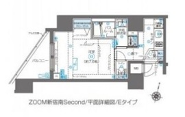 ZOOM新宿南Second 9階 間取り図