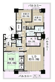 西新宿パークサイドタワー 19階 間取り図