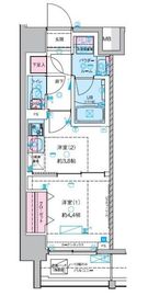 GENOVIA木場Ⅱ (ジェノヴィア木場Ⅱ) 8階 間取り図