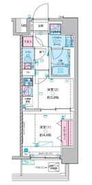 GENOVIA木場Ⅱ (ジェノヴィア木場Ⅱ) 4階 間取り図