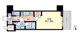 ZOOM東新宿 6階 間取り図