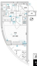 ラグジュアリーアパートメント目黒東山 2階 間取り図