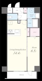 Horizon Residence (ホライゾンレジデンス) 501 間取り図