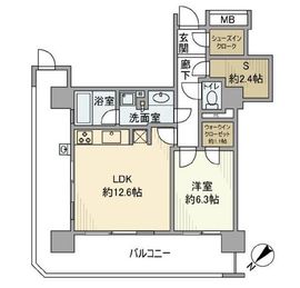 パークタワー東京イースト 17階 間取り図
