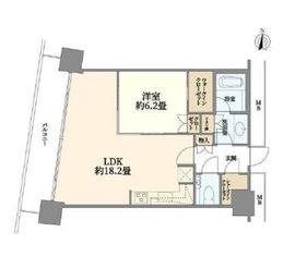 M.M.TOWERS FORESIS (エムエムタワーズフォレシス) 18階 間取り図