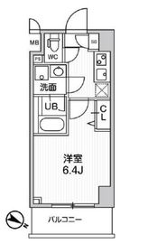 ALTERNA横濱阪東橋 (オルタナ横濱阪東橋) 208 間取り図