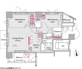 プライムアーバン新宿夏目坂タワーレジデンス 2701 間取り図