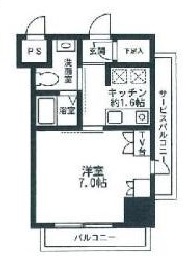 Totsu Residence Shiba (東通レジデンス芝) 211 間取り図