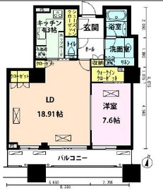 東京パークタワー 12階 間取り図