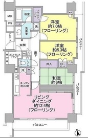 アリビオーレ神楽坂シティタワー 18階 間取り図