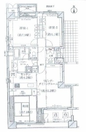 イッツ東京フォーサイトスクエア 12階 間取り図