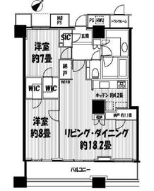 ザ・東京タワーズ シータワー 51階 間取り図
