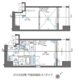 ZOOM目黒 12階 間取り図