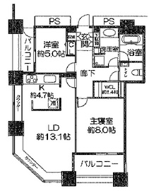 東京シーサウスブランファーレ 21階 間取り図