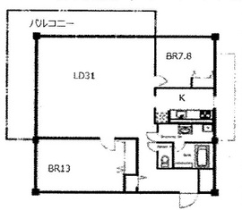 三田綱町パークマンション 12階 間取り図