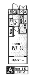 HF東新宿レジデンス 803 間取り図