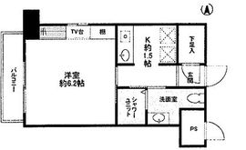 Totsu Residence Shiba (東通レジデンス芝) 506 間取り図