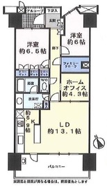 東京フロントコート 20階 間取り図