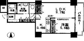 品川シーサイドビュータワー2 1907 間取り図