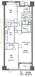 NK青山ホームズ 514 間取り図