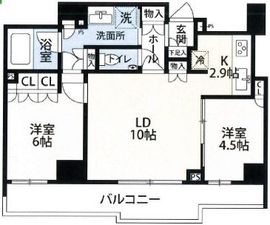 THEパームス渋谷常盤松 4階 間取り図